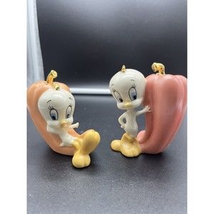 NIB Lenox Warner Bros Tweety Bird Salt & Pepper Shakers w/COA